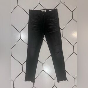 Nili Lotan womens black Basalt color skinny jeans. Size 27